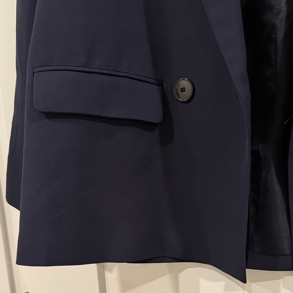 Zara Navy Blue Blazer - Picture 3 of 4